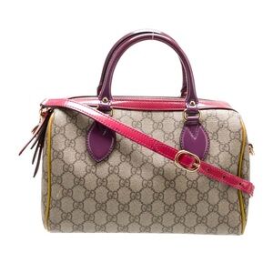 Gucci GG Supreme Boston Bag Satchel Limited Edition Pre Loved